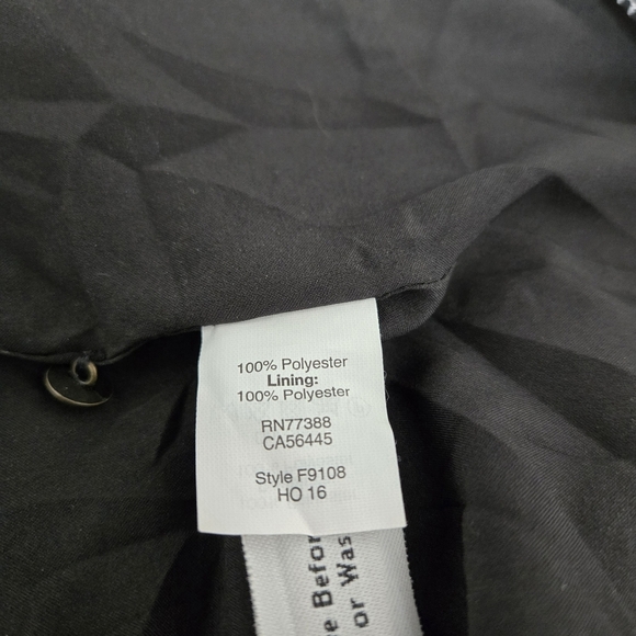 Madewell Lace Up Black Boho Dress Size 2 - Picture 12 of 12